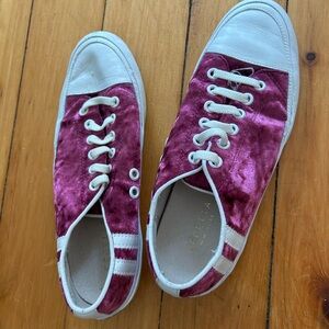 Cecelia New York Rookie Sneakers in pink  Velvet 6 Anthropologie